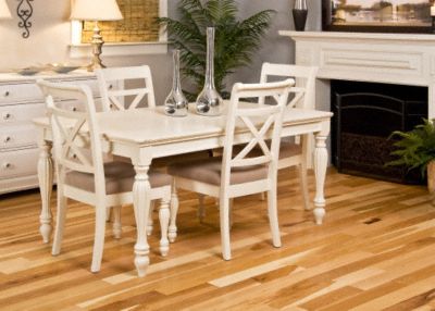 BELLAWOOD&nbsp;Natural&nbsp;3/4"x4"&nbsp;Hickory&nbsp;Caraya spp.&nbsp;1820&nbsp;Clear Finish&nbsp;Solid