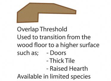 1 1/16" x 2" x 6.5LFT American Cherry Threshold
