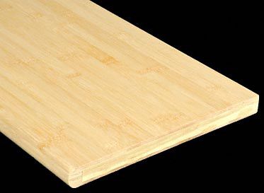 1" x 12" x 36" Bamboo Horiz. Natural Tread