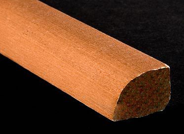 1/2 x 3/4 x 6.5 Brazilian Cherry Lite Shoe Molding