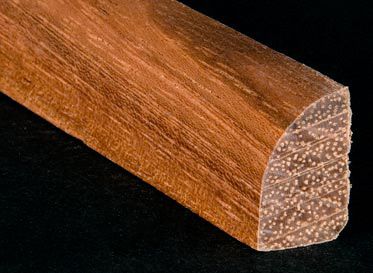 1/2 x 3/4 x 6.5 LFT Brazilian Cherry Shoe Molding