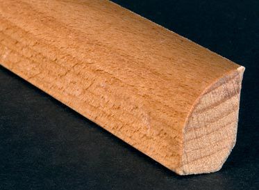 1/2" x 3/4" x 6.5 LFT Beech Shoe Molding