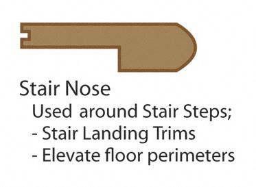 3/4" x 3 1/2" x 6.5LFT Bloodwood Stair Nose