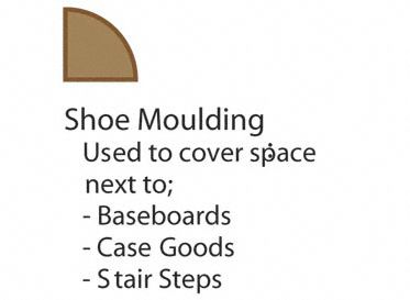 1/2 x 3/4 x 6.5LFT Brazilian Mesquite Shoe Molding