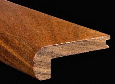 3/8 x 2-3/4 x 6.5 LFT Brazilian Walnut Stair Nose