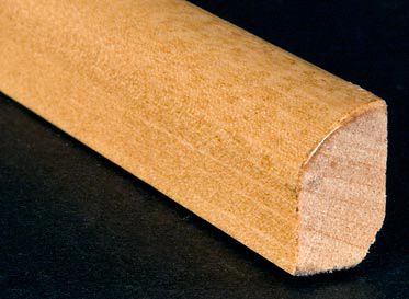 1/2" x 3/4" x 6.5LFT Golden Teak Shoe Molding