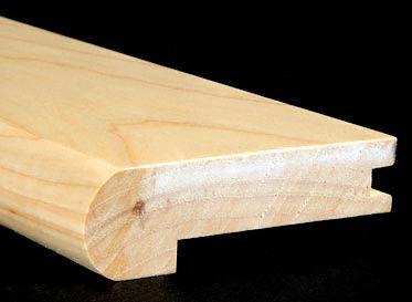 3/4" x 3 1/4" x 6.5 LFT Hickory Stair Nose