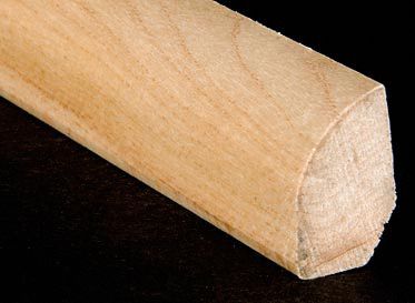 1/2" x 3/4" x 6.5 LFT Maple Shoe Molding