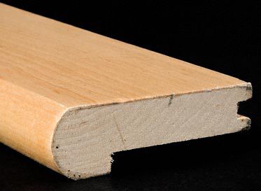 3/4" x 3 1/4" x 6.5 LFT Maple Stair Nose
