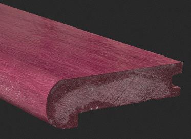3/4" x 3 1/4" x 6.5 LFT Purpleheart Stair Nose