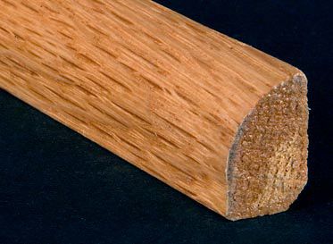 1/2" x 3/4" x 6.5 LFT Red Oak Shoe Molding