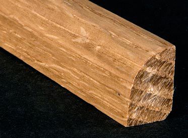 1/2" x 3/4" x 6.5 LFT White Oak Shoe Molding