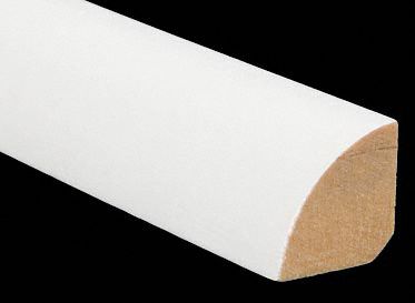 White Primed Quarter Round