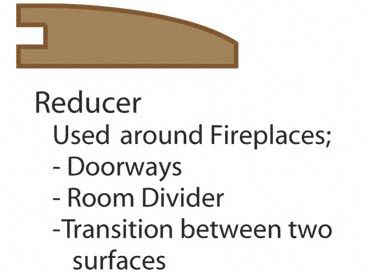 5/8 X 2-1/4 Bordeaux Bamboo Reducer