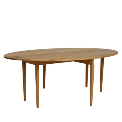 Butternut Oval Drop Leaf  Dining Table