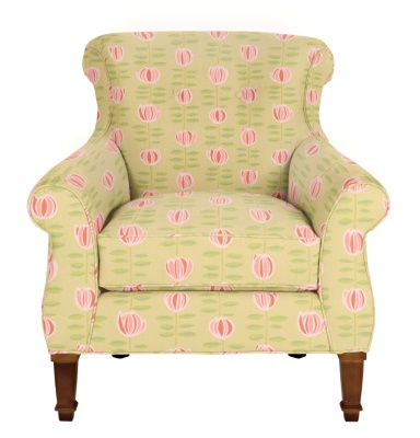 Photograph of Mason Chair as featured in Connecticut Cottages and Gardens magazine