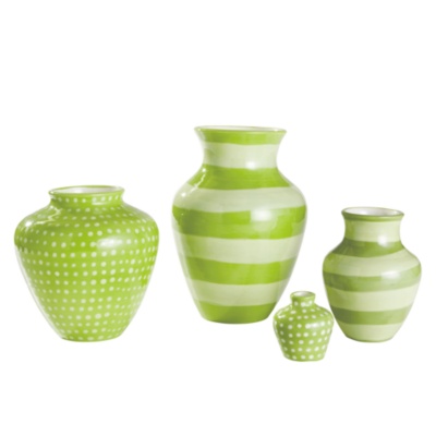 Maine Cottage: Ceramic Vases, Hot Lime :  beautiful living home home decorating boutique