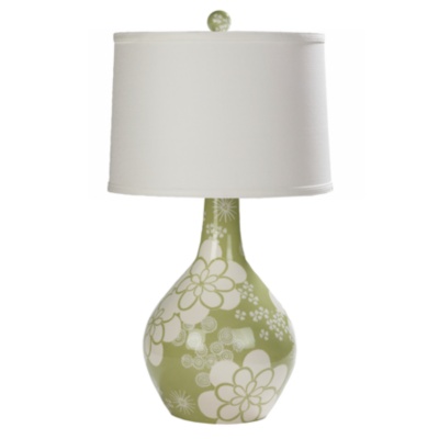 Teardrop Lamp, Hot Lime