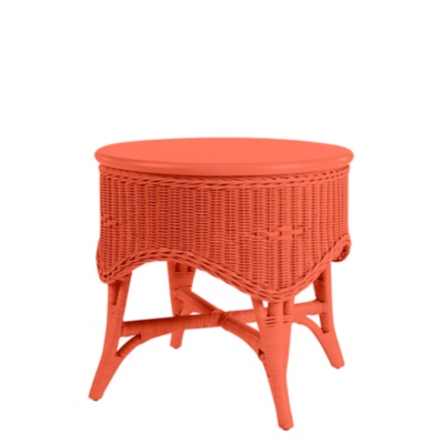 Photograph of Celia Round End Table as featured in Connecticut Cottages and Gardens magazine