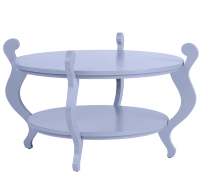 Photograph of Fiddlehead Cocktail Table as featured in New England Home magazine