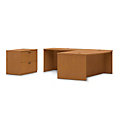Basyx BW Veneer L Workstation with Lateral File