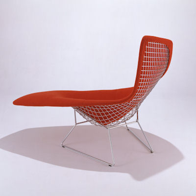 Asymetric Chaise Lounge, Fully Upholstered