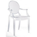 Louis Ghost Chair - Crystal