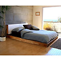 LAX Series Queen Platform Bed with Headboard