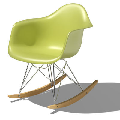 Eames Molded Plastic Rocking Chair
