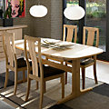 Skovby Ellipse Extending Dining Table SM 74