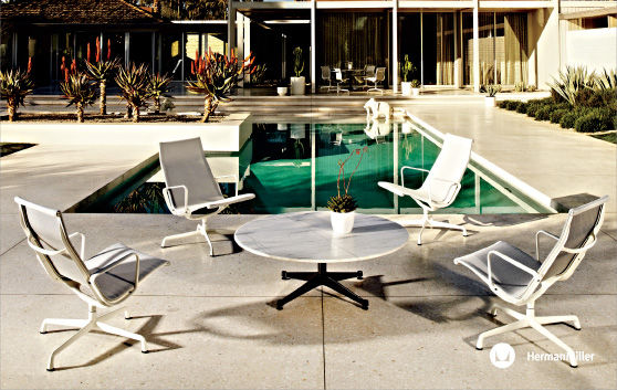 Eames Aluminum Outdoor Lounge Chair