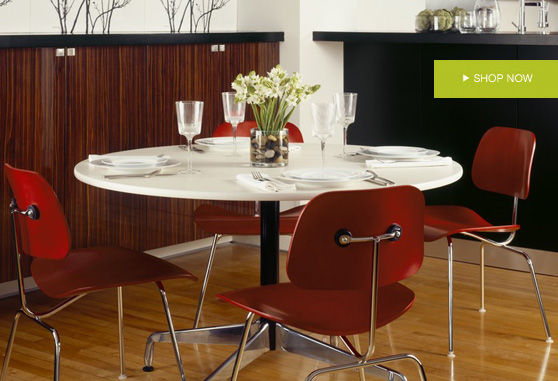 Eames Round Table with Segmented Base