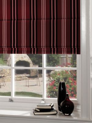Roman Shade - Savoy Crimson