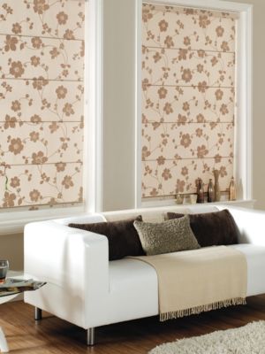 Roman Shade - Taffetta Cream