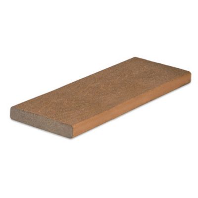 Trex Accents square decking board in Saddle