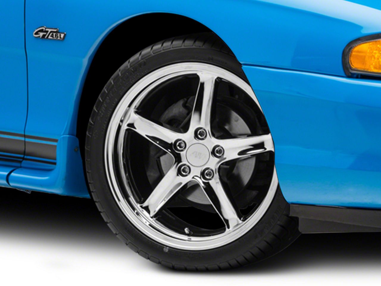 Chrome Deep Dish 1995 Style Cobra R - 18x9 (94-04 All)