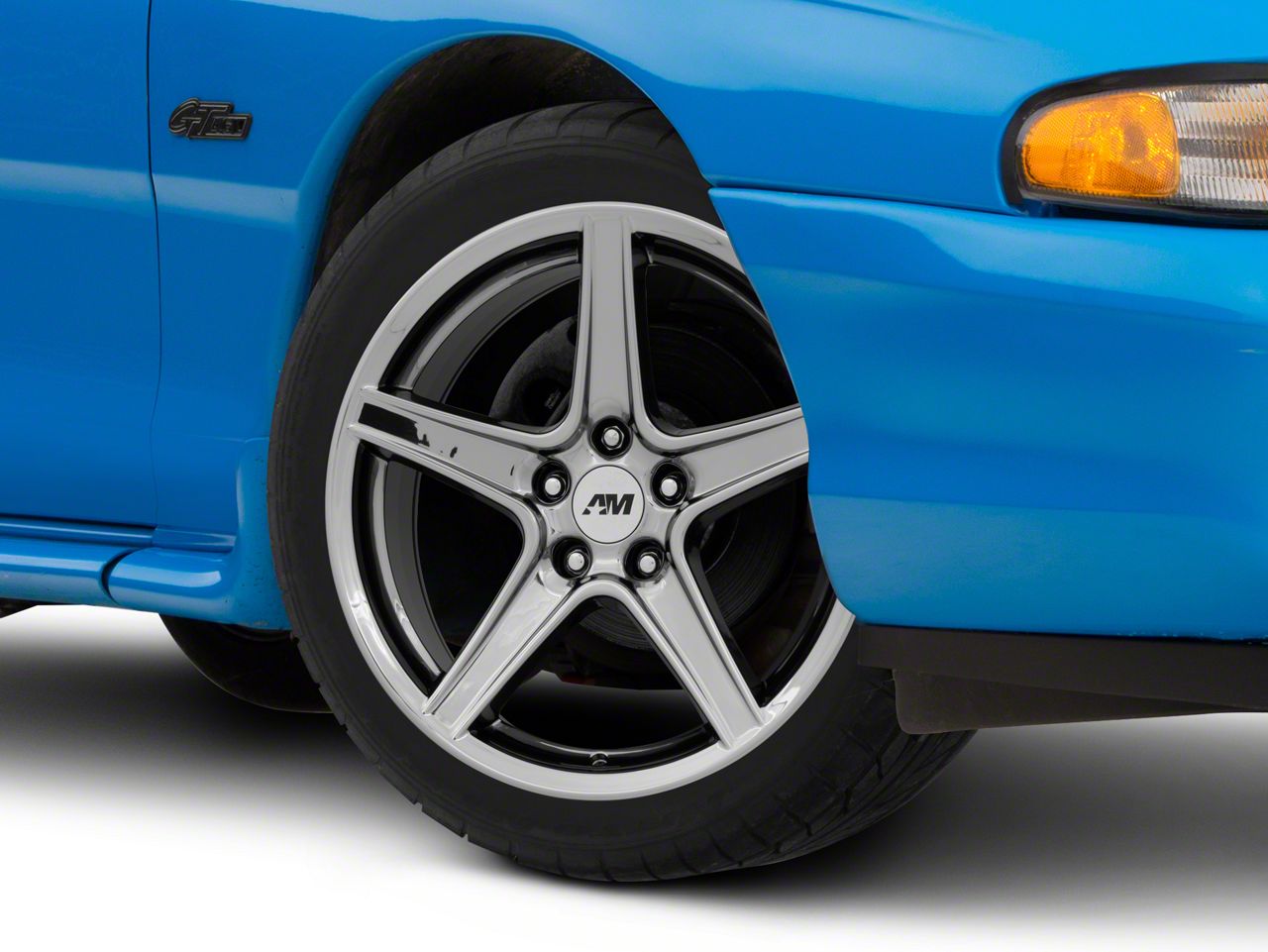 Black-Chrome Saleen Style Wheel - 18x9 (94-04 All)