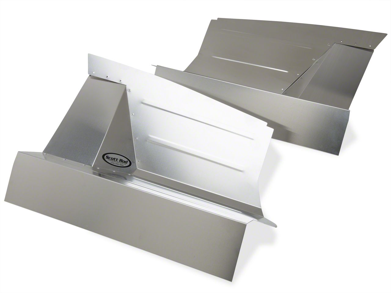 Scott Rod Fabrication Aluminum Inner Skirt Covers (87-93 All)