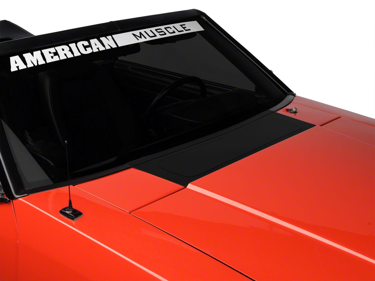 Scott Rob Fabrication Aluminum Cowl Cover - Black (87-93 All)