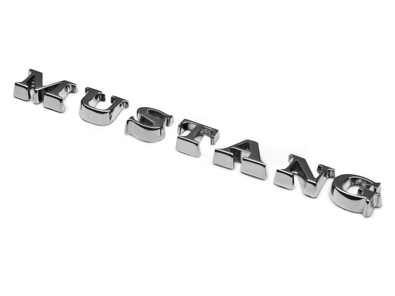 Mustang Lettering Emblem - Chrome (05-09 All)