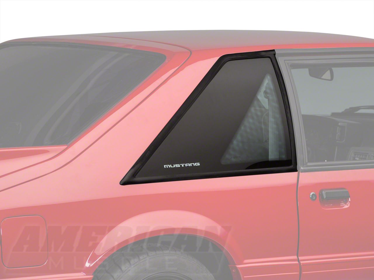 Hatchback Quarter Window Pair - Mustang (87-93 All)