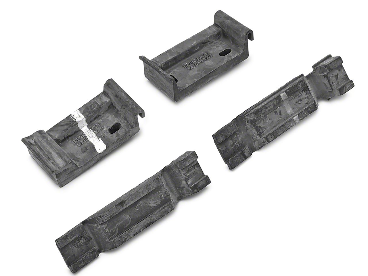Upper and Lower Radiator Bracket Insulators (79-93 All)