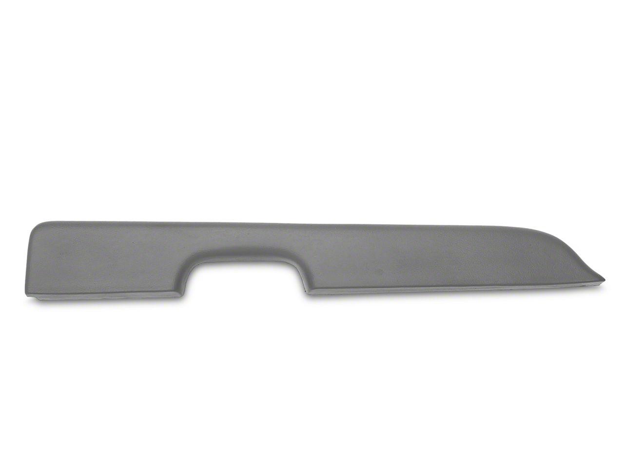 Dark Gray Door Arm Rest Pad - Left Power Window (87-93 All)