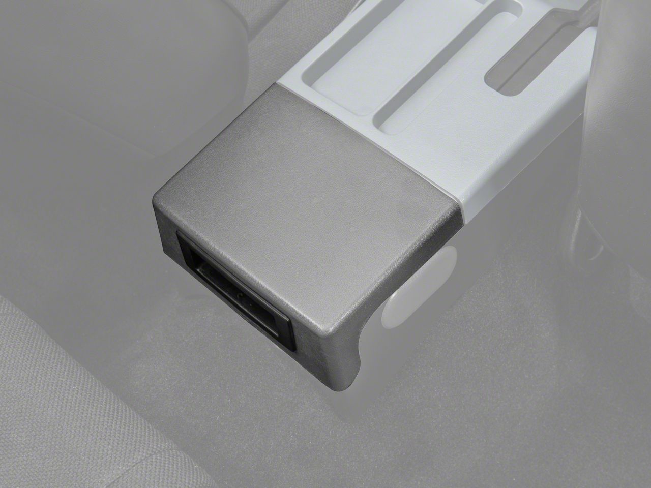 Center Console Arm Rest Delete Plate - Gray (87-93 All)