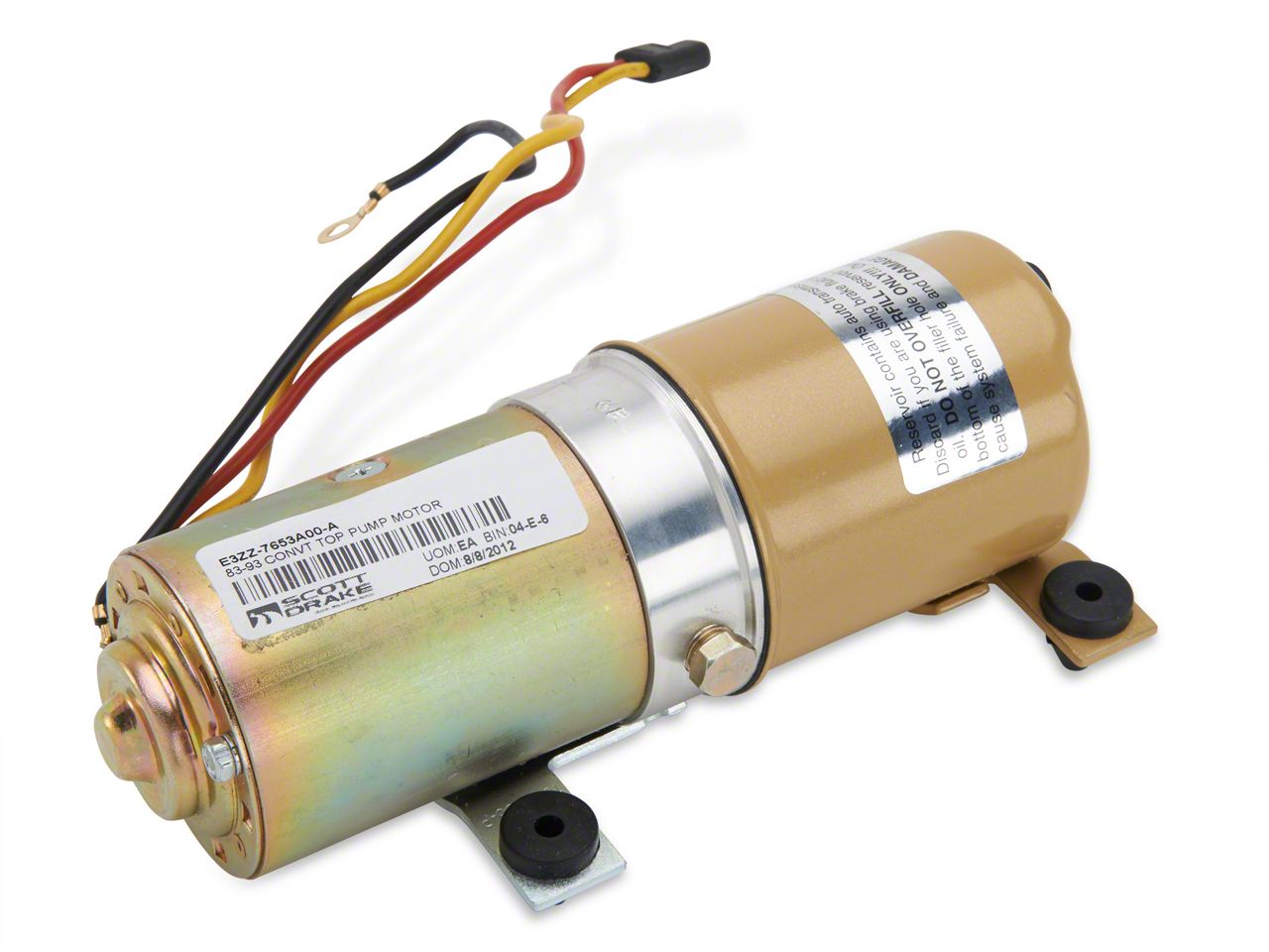 Convertible Top Pump Motor (83-93 All)