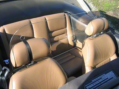 Mustang Acrylic Wind Deflector (79-11)