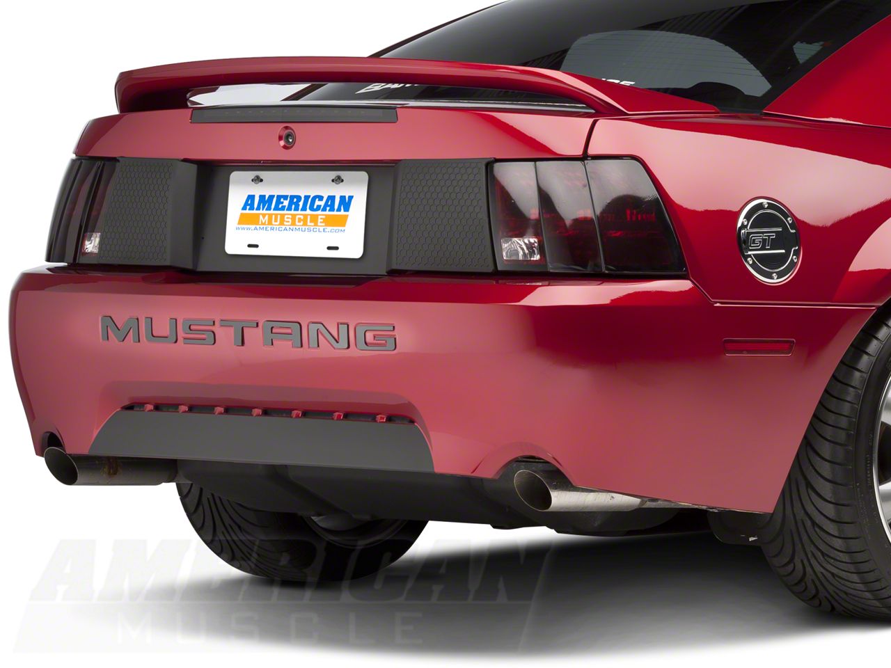 Black Steel Bumper Insert Letters (99-04 GT, V6, Mach 1)