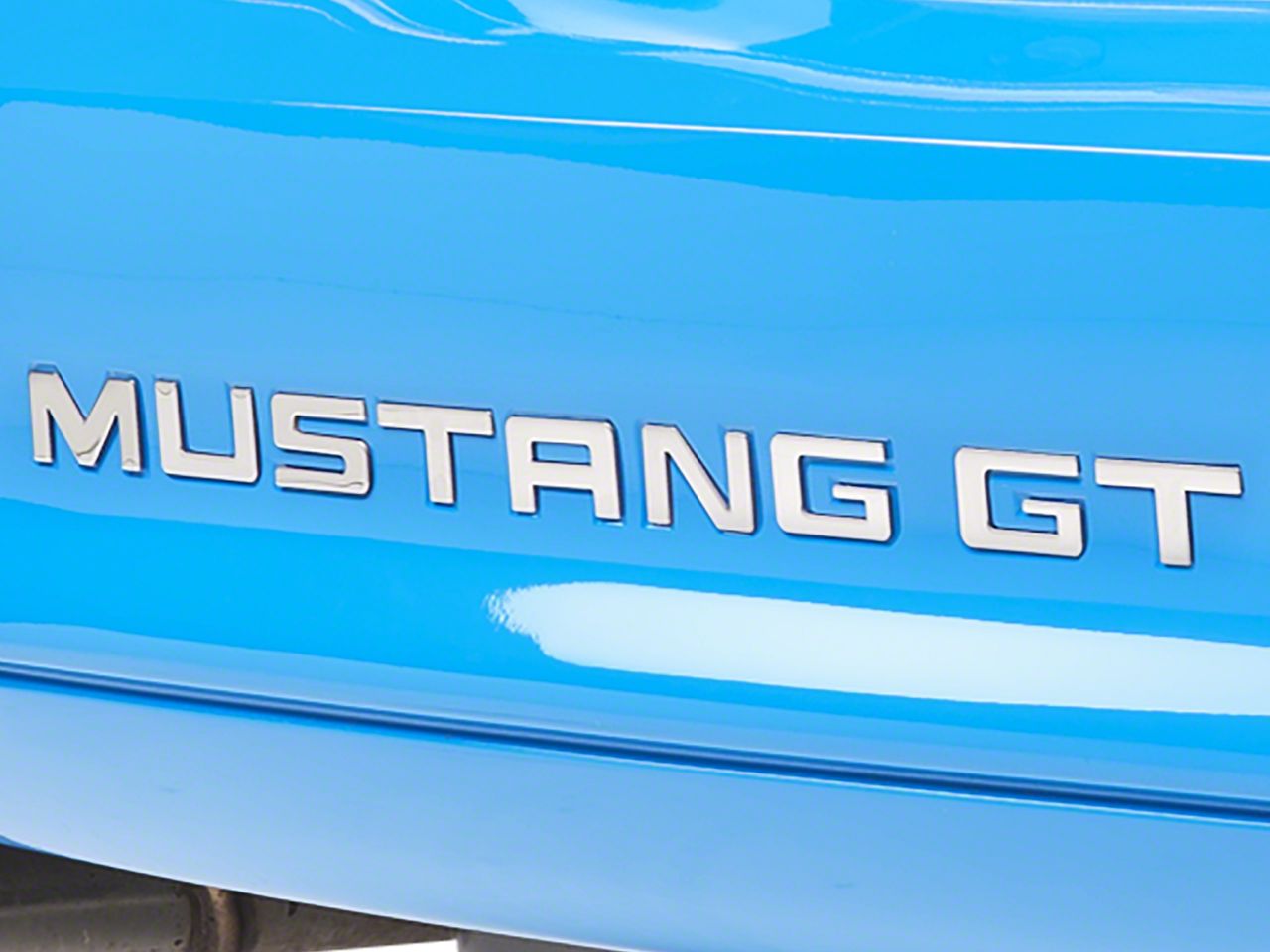 Stainless Steel Bumper Insert Letters (94-98 GT, V6; 94-95 Cobra)