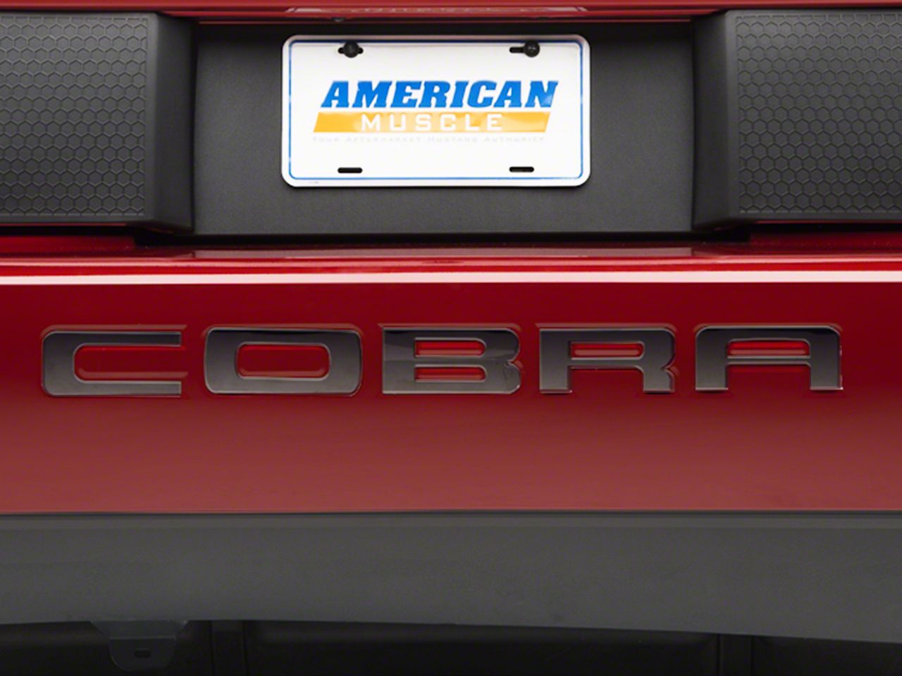 Black Chrome Bumper Insert Letters (03-04 Cobra)