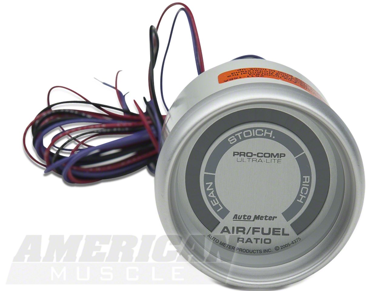 Auto Meter Pro-Comp Ultra-Lite Air/Fuel Ratio Gauge - Electric (79-13 All)